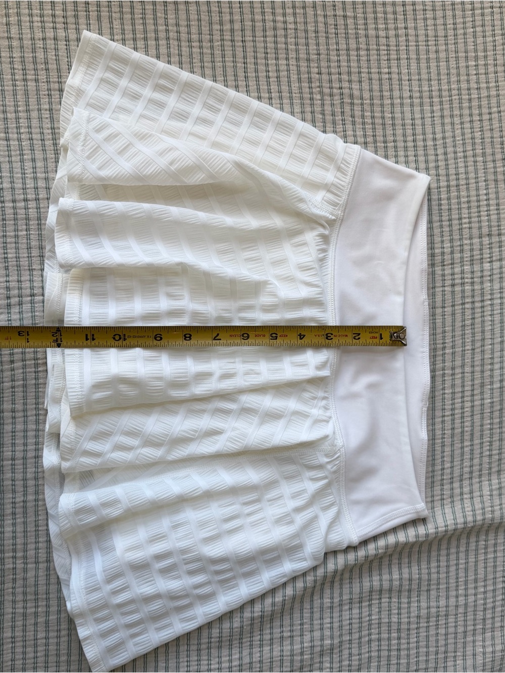 FP Movement White Textured Long Sleeve Crop Top + Skirt Set - Picture 7 of 9
